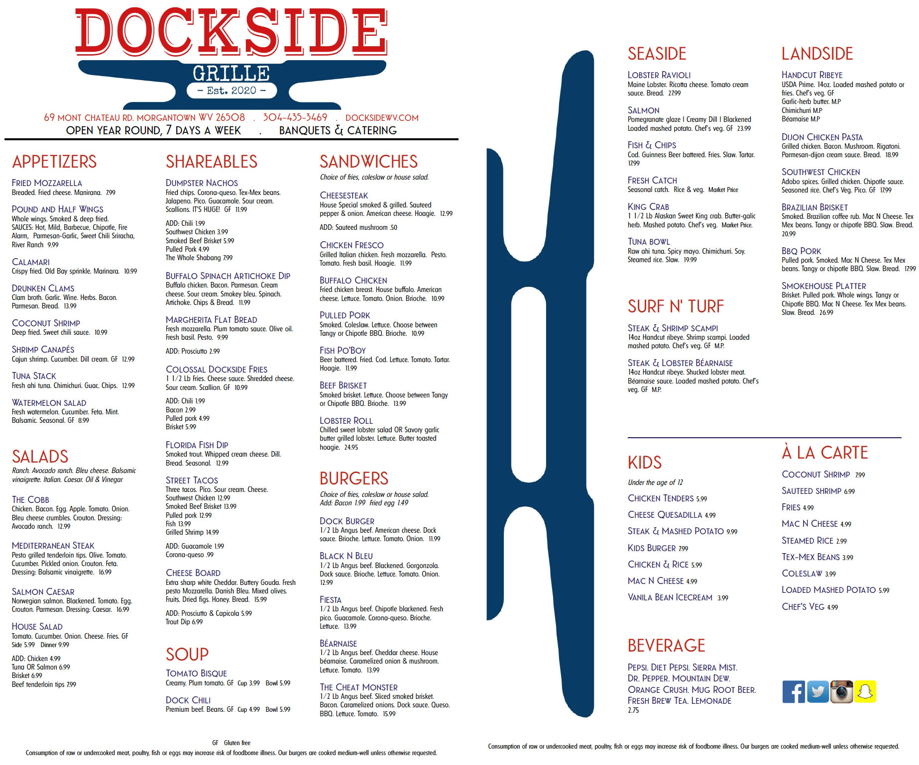 Social Distancing Options Menu Guide
