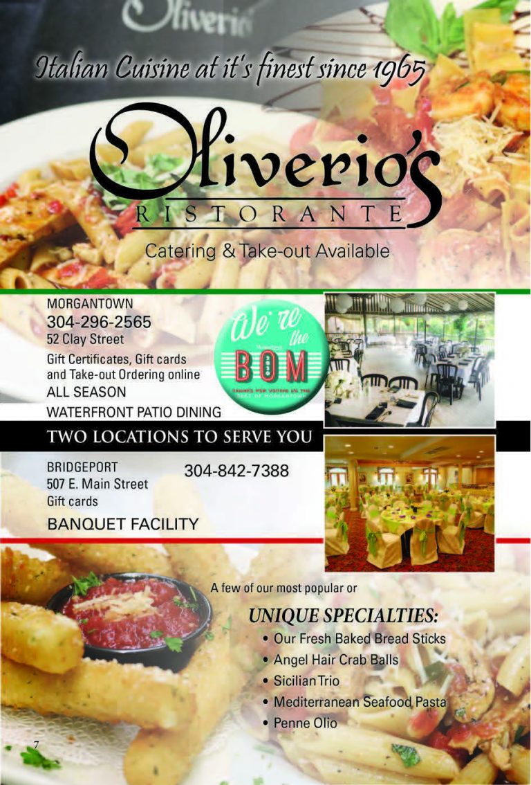 Oliverio’s Menu Guide