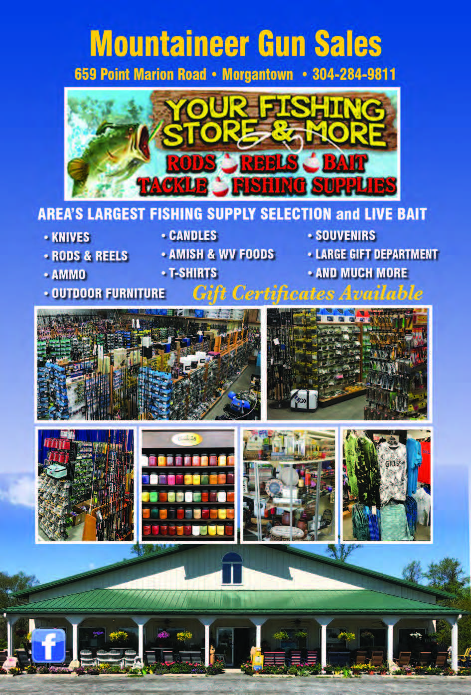 Mountaineer Country Ice Cream Menu Guide